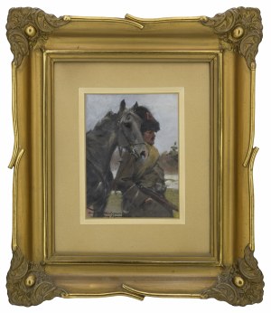 Jerzy KOSSAK (1886-1955), Żołnierz na posterunku, 1929