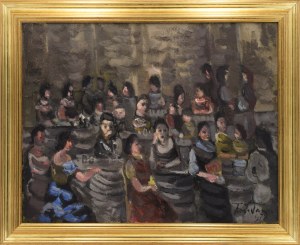Alfred ABERDAM (1894-1963), W kawiarni, 1938