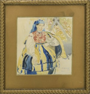Apoloniusz KĘDZIERSKI (1861-1939), Dziewczyna z Krężec, 1913