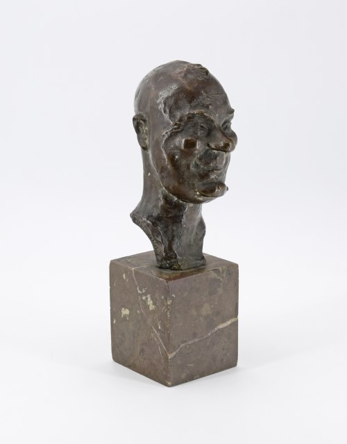 Stanisław JAKUBOWSKI (1881-1934), Głowa mężczyzny - portret satyryczny