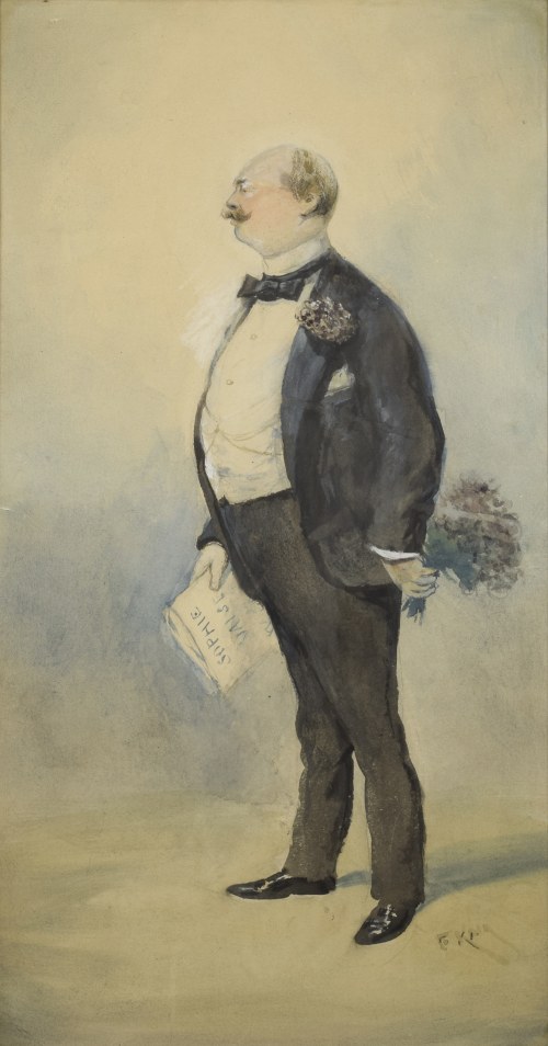 Franciszek KOSTRZEWSKI (1826-1911), Portret męski