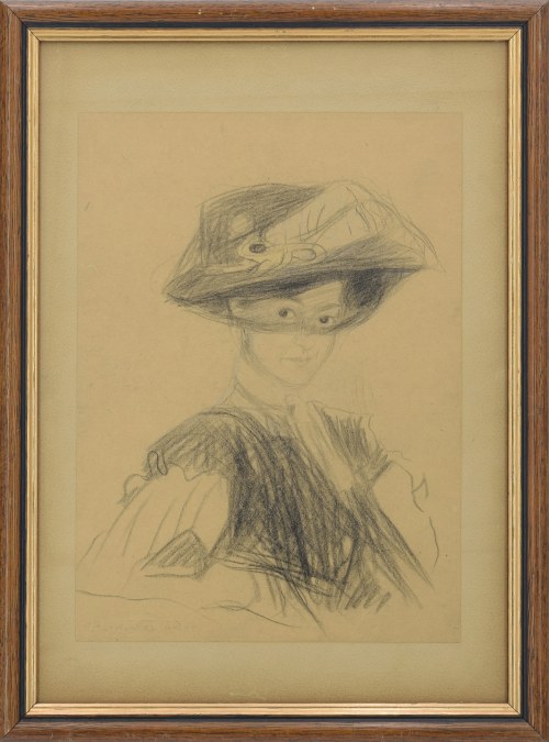 Artur MARKOWICZ (1872-1934), Dama w woalce