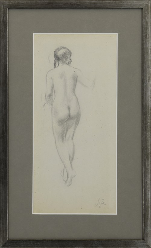 Stanisław ŻURAWSKI (1889-1976), Akt stojącej kobiety