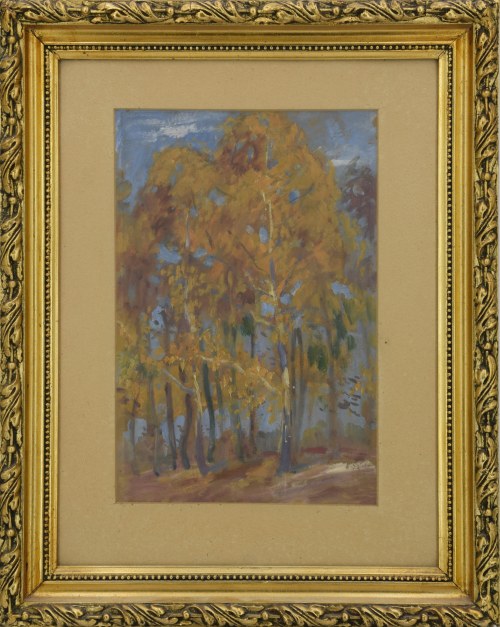 Leon KOWALSKI (1870-1937), Las liściasty jesienią