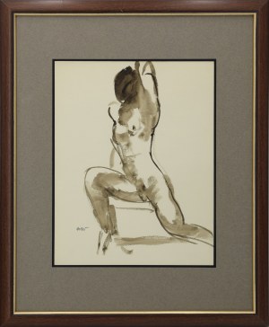 Wojciech WEISS (1875-1950), Modelka w ruchu, 1913