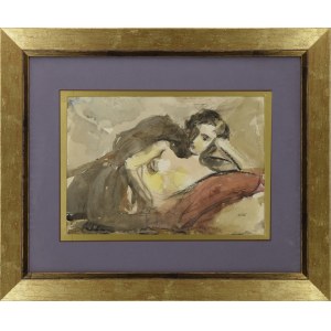 Wojciech WEISS (1875–1950), „Das ruhende Modell“