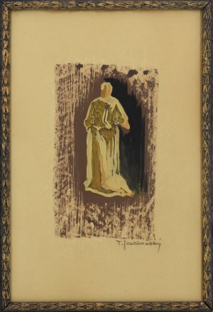 Tadeusz SADOWSKI (1915-1991), Para prac: Kobieta brzemienna / Postać