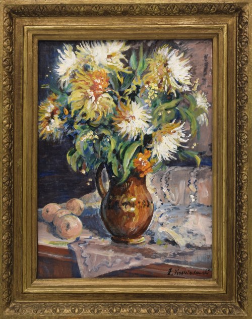 Zdzisław PRZEBINDOWSKI (1902-1986), Kwiaty w wazonie