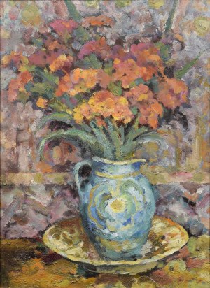 Jan KULIKOWSKI (1914-1995), Kwiaty w wazonie