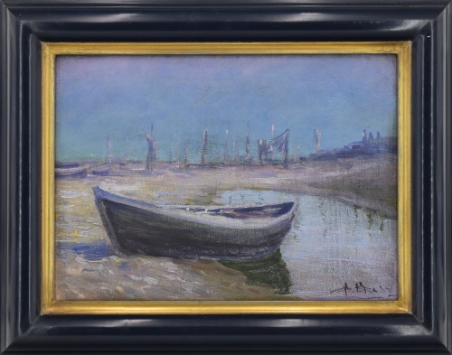 Antoni de BRADÉ (1887-1973), Samotna łódź
