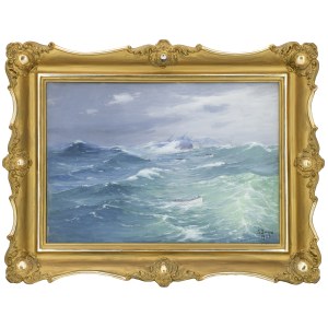 Soter JAXA-MAŁACHOWSKI (1867-1952), Wzburzone morze, 1925