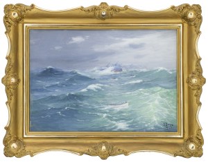 Soter JAXA-MAŁACHOWSKI (1867-1952), Wzburzone morze, 1925