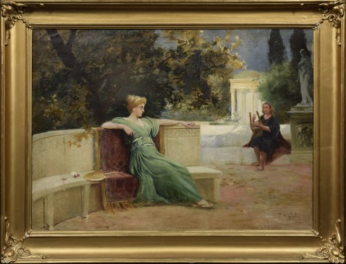 Tadeusz POPIEL (1863-1913), Scena rodzajowa