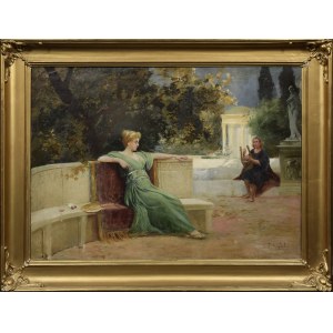 Tadeusz POPIEL (1863–1913), Genre Scene