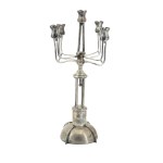 Four-armed, five-candle candelabra