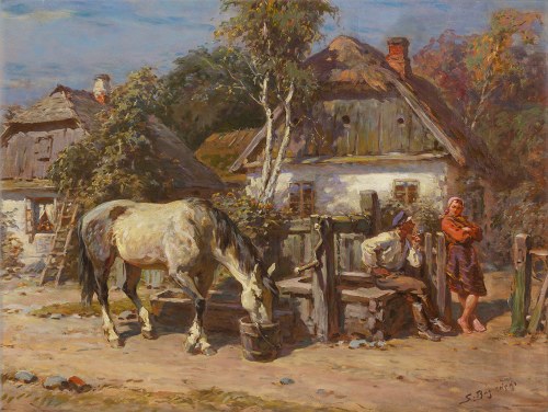 Stanisław Bagieński (1876-1948), Zaloty przy studni