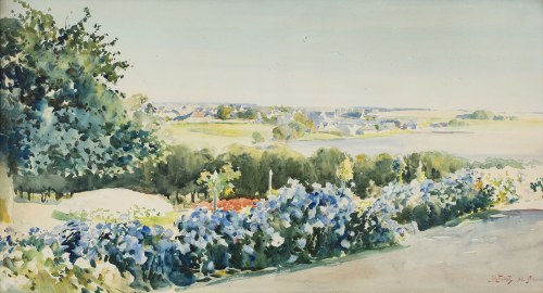 Julian Fałat (1853-1929), Droga w Nieświeżu, 1898