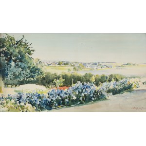 Julian Fałat (1853–1929), Cesta v Nieświeži, 1898