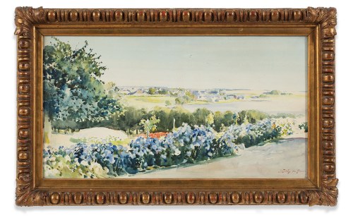 Julian Fałat (1853-1929), Droga w Nieświeżu, 1898