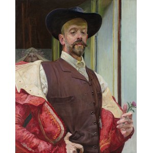 Jacek Malczewski (1854–1929), Self-Portrait with a Thistle, 1911