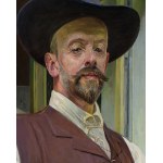 Jacek Malczewski (1854–1929), Self-Portrait with a Thistle, 1911