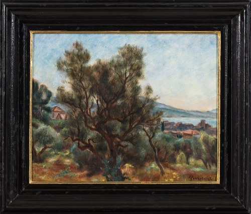 Józef Pankiewicz (1866-1940), Pejzaż z Sanary, 1929