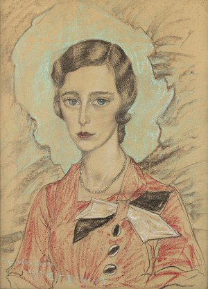 Stanisław Ignacy Witkiewicz (1885-1939) (Witkacy), Portret Haliny Englisch, 1933