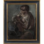 Leopold Gottlieb (1879–1934), Woman with a Pitcher, 1934 (Nude Study)
