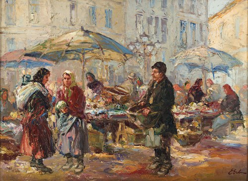 Erno Erb (1878-1943), Rynek we Lwowie