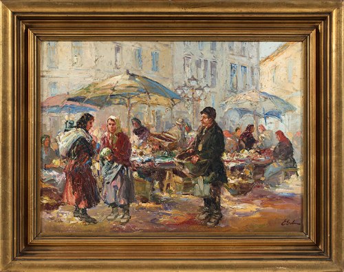 Erno Erb (1878-1943), Rynek we Lwowie
