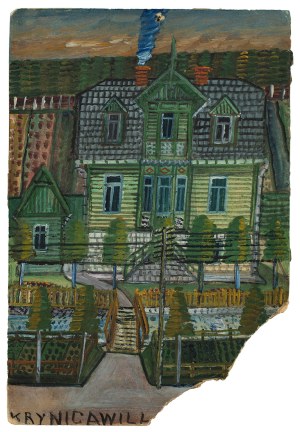 Nikifor Krynicki (1895-1968), Willa nad potokiem, lata 40. XX w.