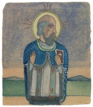 Nikifor Krynicki (1895-1968), Wizerunek świętego, lata 40. XX w.