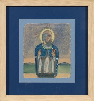 Nikifor Krynicki (1895-1968), Wizerunek świętego, lata 40. XX w.