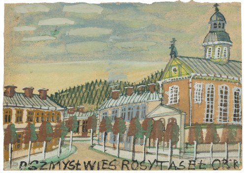 Nikifor Krynicki (1895-1968), Przemyski Karmel, ok. 1960