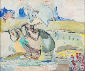 Judyta Sobel (1924-2012), Pejzaż, ok. 1955