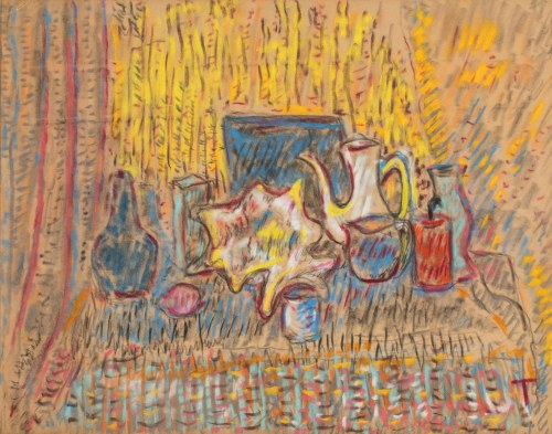 Wacław Taranczewski (1903-1987), Martwa natura z muszlą, lata 60. XX w.