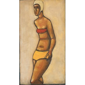Jerzy Nowosielski (1923-2011), Pływaczka, 1954