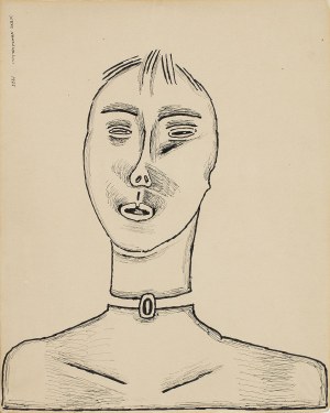 Jerzy Nowosielski (1923-2011), Portret, 1975