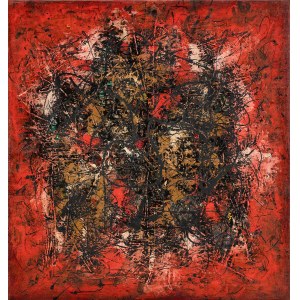 Alfred Lenica (1899–1977), Inclines in Red, 1956