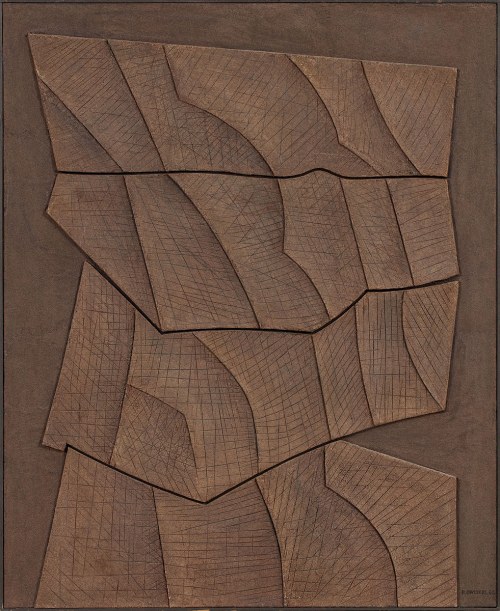 Roman Owidzki (1912-2009), Warstwy Nr 1, 1968