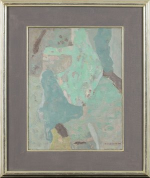Maria Ewa Łunkiewicz-Rogoyska (1895-1967), Kompozycja świetlisto-zielona, 1965