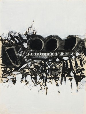 Aleksander Kobzdej (1920-1972), Le Rocher, 1968 (zestaw 9 prac)