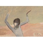 Wojciech Fangor (1922-2015), Kopia obrazu Pabla Picassa Acrobate à la Boule [Akrobatka na kuli], 1954