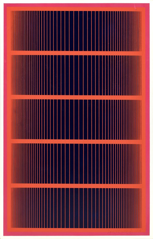 Richard Anuszkiewicz (1930-2020), Reflections V - Red Line, 1979