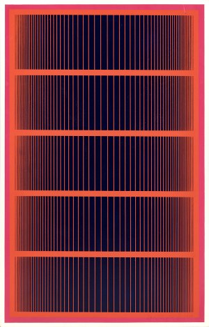 Richard Anuszkiewicz (1930-2020), Reflections V - Red Line, 1979