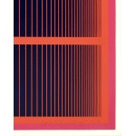 Richard Anuszkiewicz (1930–2020), „Reflections V – Red Line“, 1979