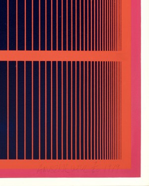 Richard Anuszkiewicz (1930-2020), Reflections V - Red Line, 1979