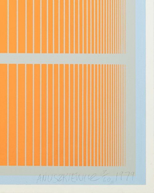 Richard Anuszkiewicz (1930-2020), Reflections V - Grey Line, 1979