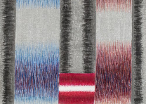 Zofia Artymowska (1923-2000), Poliformy CXVI (Kompozycja wielokierunkowa), 1986