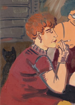 Edward Dwurnik (1943-2018), Biurwy z cyklu Sportowcy, 1983